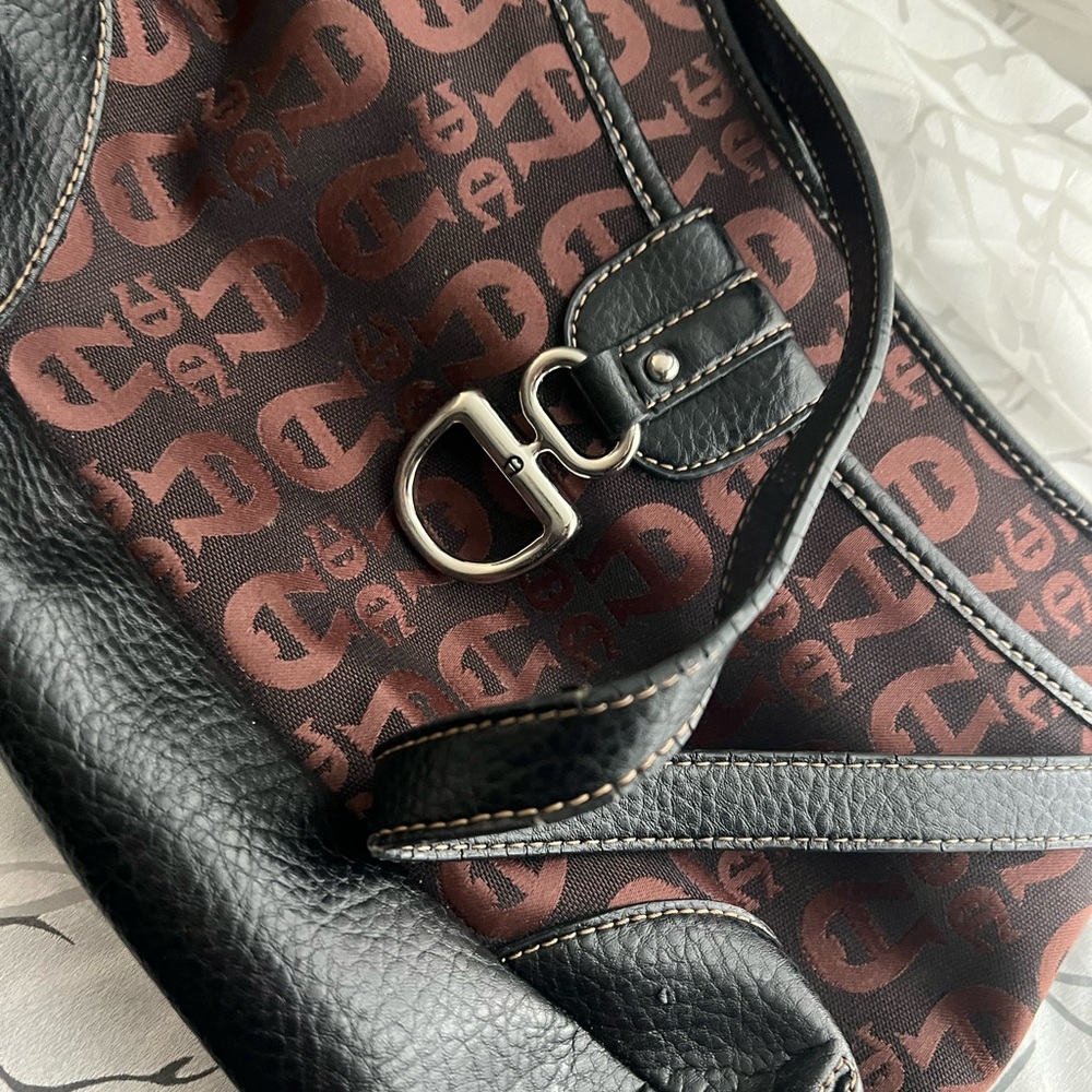 Designer Black and Brown  Etienne 80’s Bag